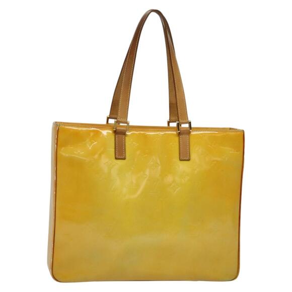 LOUIS VUITTON Monogram Vernis Columbus Tote Bag Gris M91028 - Picture 1 of 12